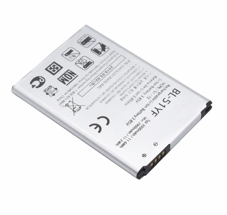 1 сменный аккумулятор 3000 мАч для LG G4 BL-51YF H815 H811 H810 VS986 VS999 US991 LS991 F500 G Stylo F500S F500L F500K -