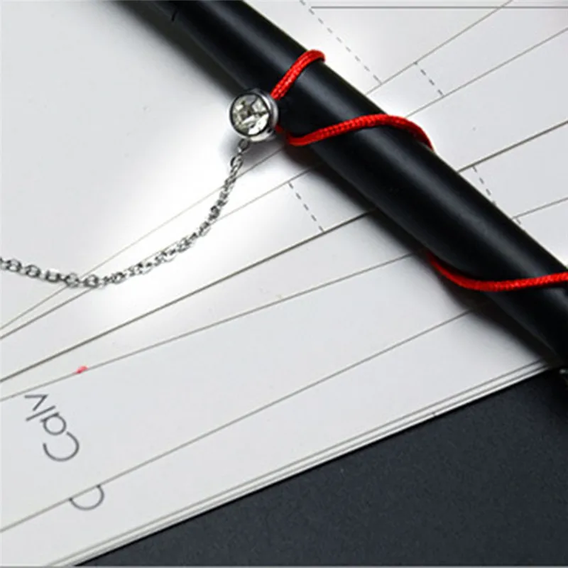 Женские браслеты с красной нитью GS красная веревочная цепь из нержавеющей стали