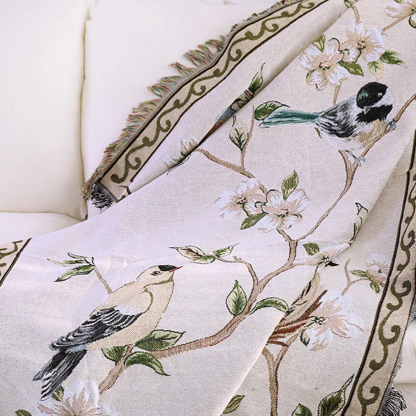 Mdct Пастырское Цветок Товары для птиц покрытие стола толстый хлопок Одеяло