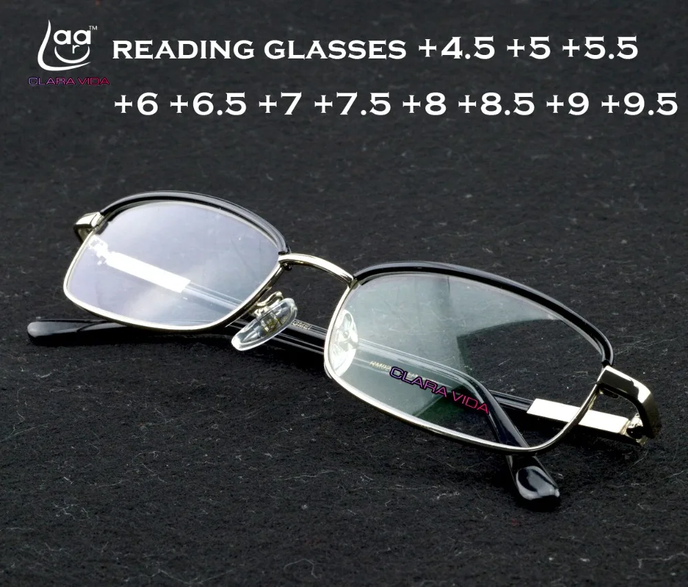 CLARA Full-rim High-grade  Super light Fashion men women reading glasses  +4.5 +5 +5.5 +6 +6.5 +7 +7.5 +8 +8.5 +9 +9.5 to +12