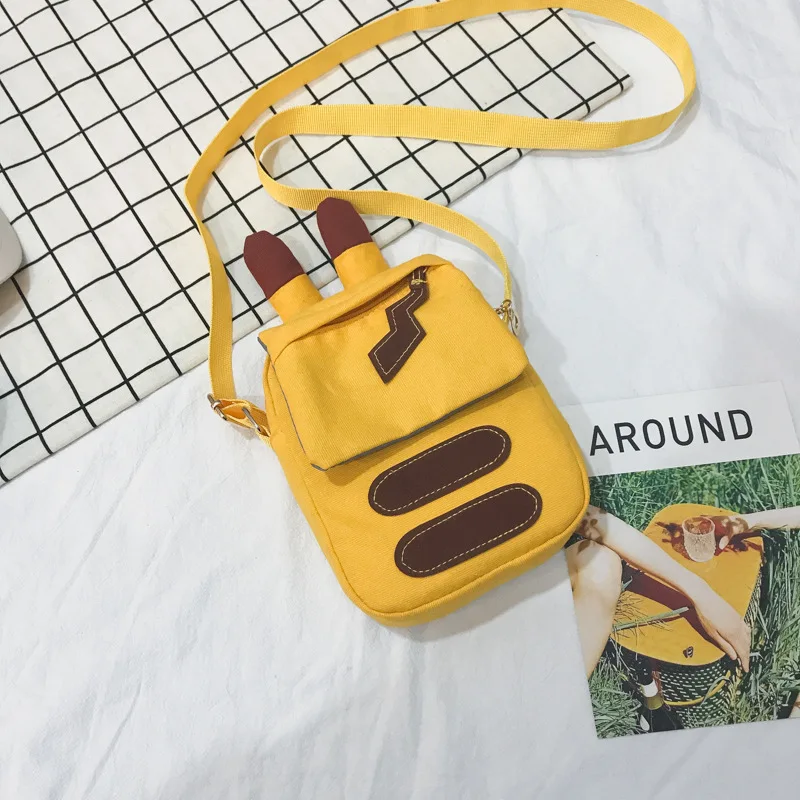 Kawaii Go сумка с рисунком Пикачу через плечо сумки для женщин Sac De Plage Cartable
