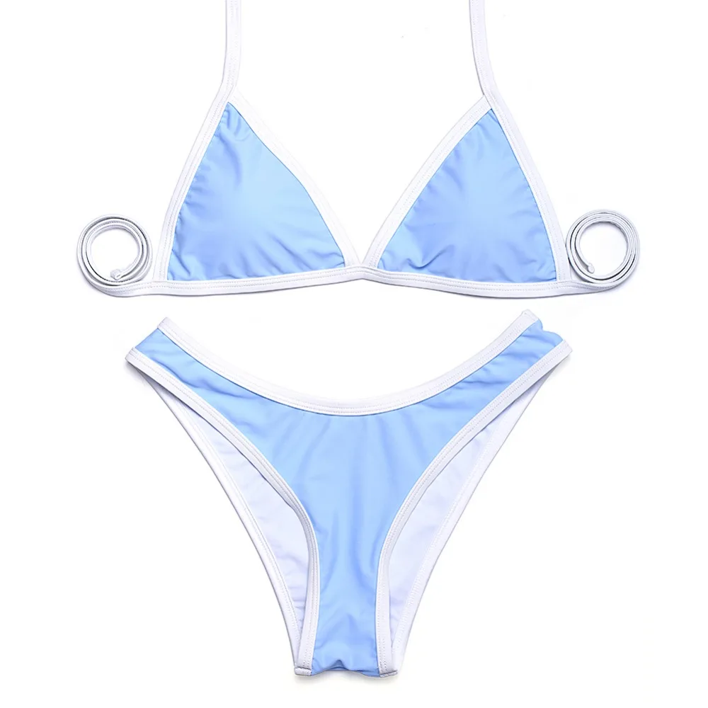 BANDEA 2019 купальники бикини сексуальное Бразильское с лямкой на шее летние женские