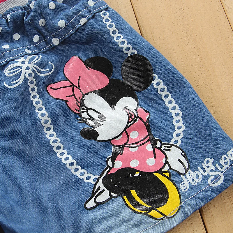 Распродажа шорты с Минни для маленьких девочек Весна-лето 2019 г. Детские тонкие