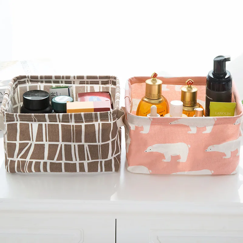 Складная Настольная коробка для хранения игрушек контейнер грязной одежды