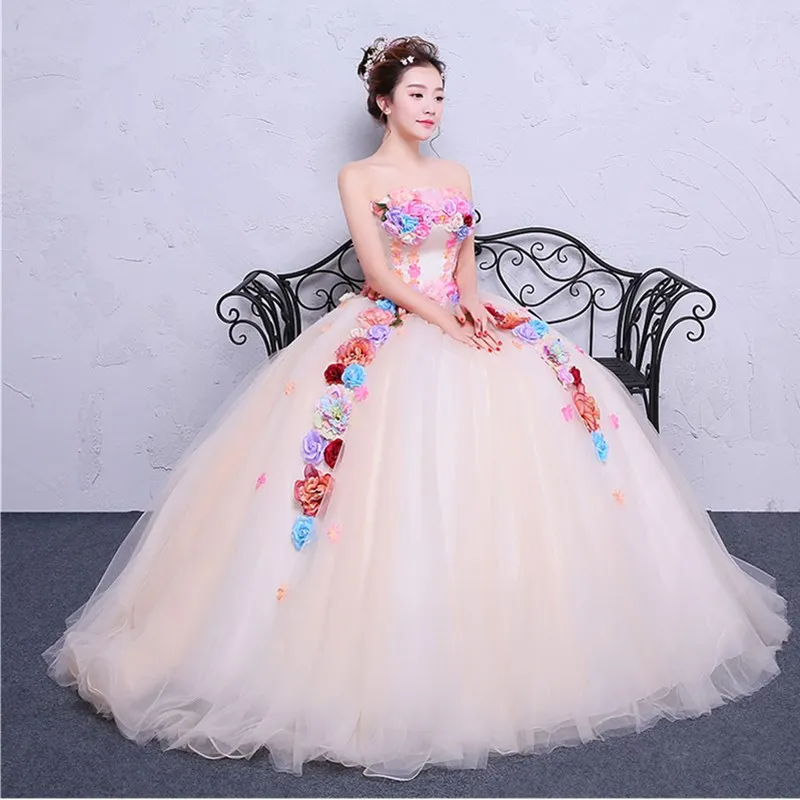 Ruthshen Quinceanera платья без бретелек Сладкие 16 платье для балла маскарада дешевые 2018