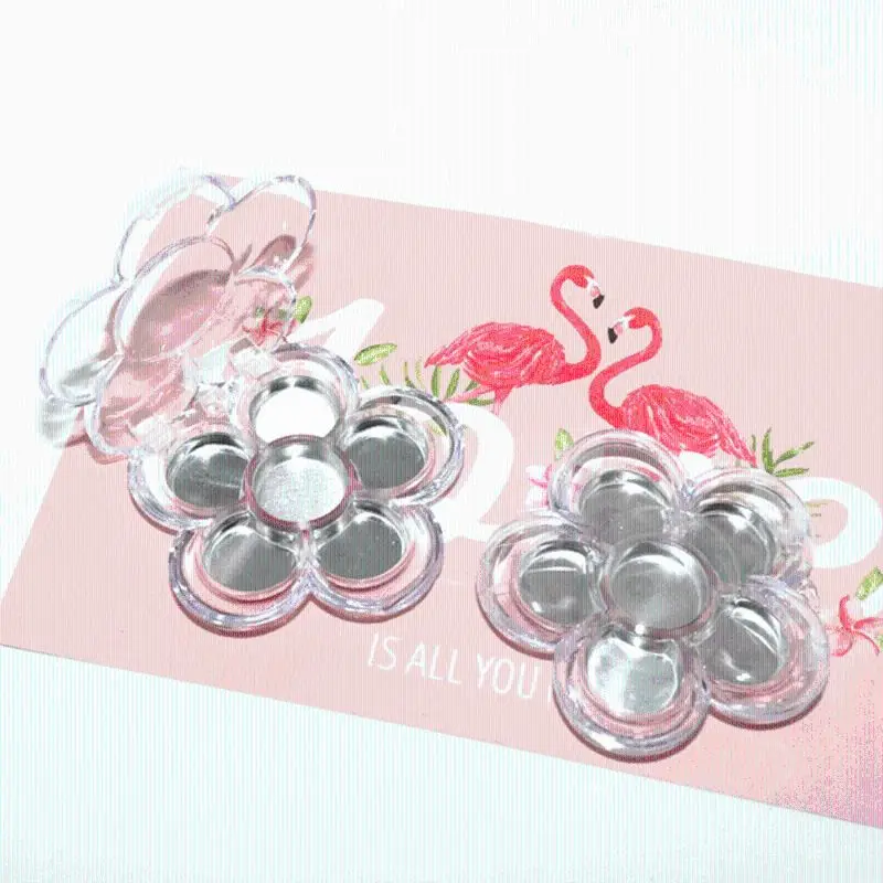 Прозрачный пластиковый контейнер для теней 6 ячеек | Красота и здоровье