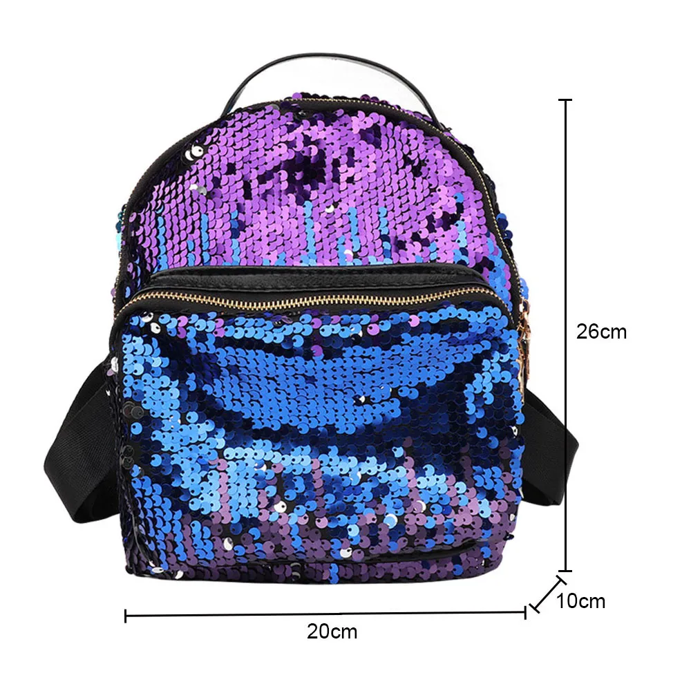 Женский рюкзак Aelicy из искусственной кожи с блестками|bling backpack|fashion women backpackwomen backpack