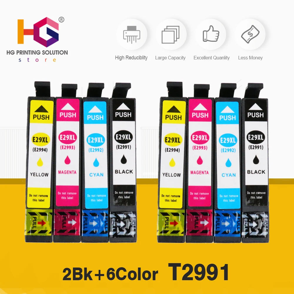 Совместимость T2991 29 29xl картридж с чернилами для принтера Epson 29XL XP 432 247 442 342 345 235
