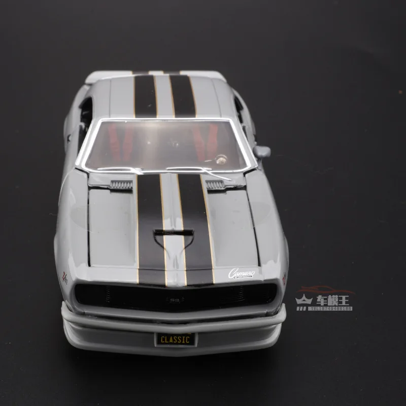 Maisto 1:24 моделирование литой под давлением сплав антикварная модель автомобиля игрушка для Chevrolet Camaro Z28 1968 классическая версия модель автомобиля для мужчин
