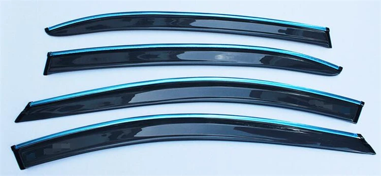 Пластиковый козырек для окон Mazda3 Axela 2014-2016, оттенки для вентиляционных отверстий, защита от солнца и дождя для Mazda3 Axela 4 шт./компл. от AliExpress WW