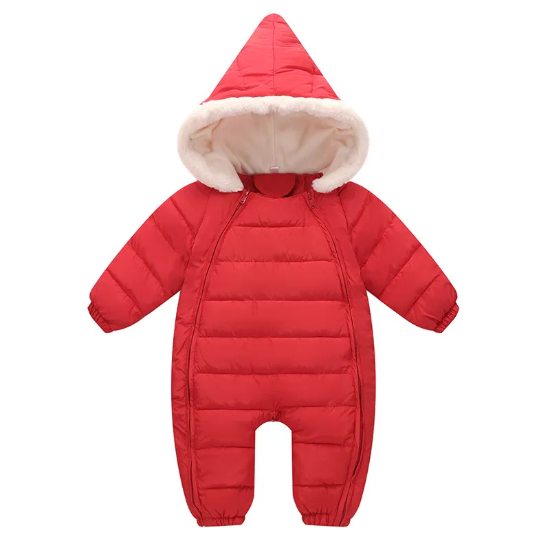 Children's Winter Jackets Cotton Rompers Outdoor Infant Overcoat Clothes Warm Girls Coat For Boys Kids Jumpsuits | Детская одежда и
