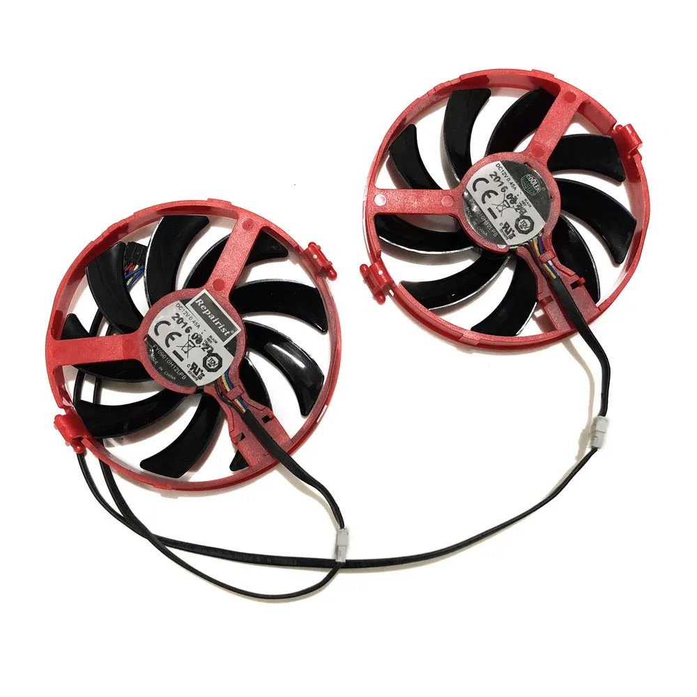 XFX R9 380X R7 370 GPU VGA Cooler FY09010H12LPB FDC10H12S9 C охлаждающий вентилятор для Radeon Grahics Card в