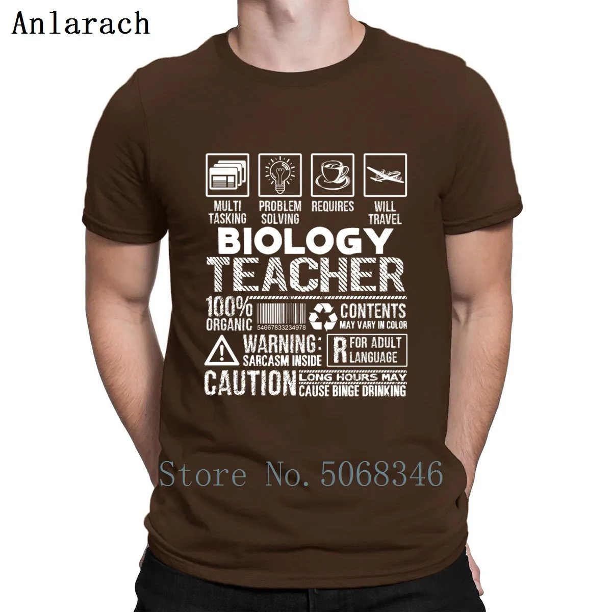 Biology Teacher Mutiltasking Shirt T Novelty Loose Fashion Tee Cool Spring S-XXXL Custom | Мужская одежда