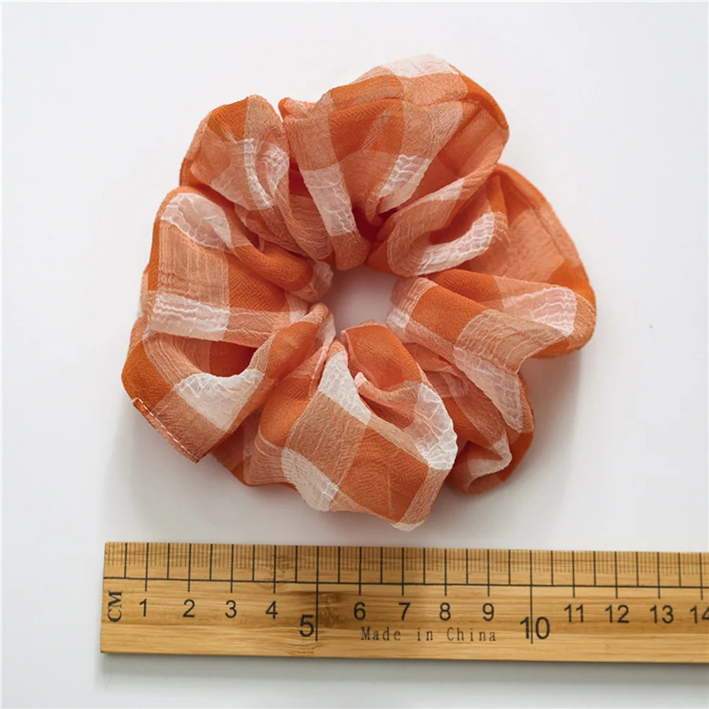 Обруч для волос женский в клетку модный милый элегантный обруч винтажном стиле 9