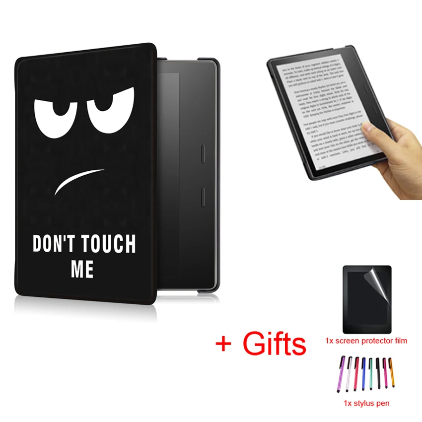 Чехол для Amazon Kindle oasis 7 дюймов откидной из искусственной кожи чехол подставка