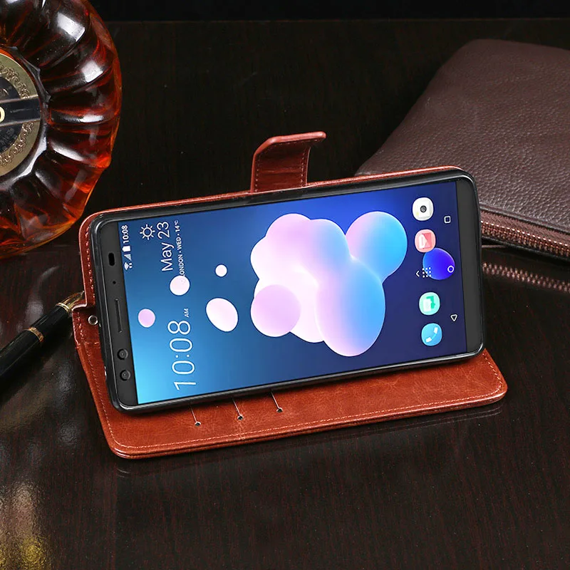 ITien Премиум PU флип Магнитная подставка кожаный защитный чехол для HTC U11 U12 Life Plus ТПУ