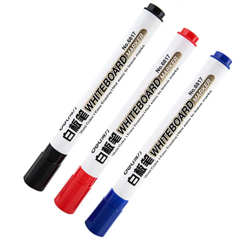 

Office Supplies Erasable White Board Pen Water-based Magnetic Whiteboard Marker 3 Colors Kid's Drawing Board Pen