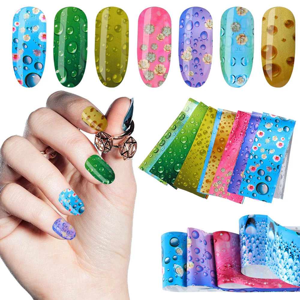 16 шт. набор фольги для ногтей в виде капли|Стикеры и наклейки| |