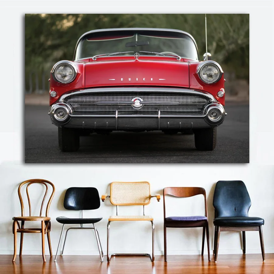 Wall Art Плакаты бьюиках супер автомобиля с откидным верхом Роскошный чехол