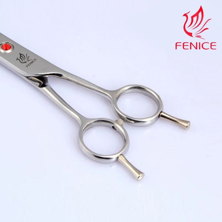 Fenice высокое качество Япония 440C Нержавеющая сталь ножницы для стрижки домашних животных 7,0 7,5 8,0 дюймов уход за собакой товары для домашних животных ножницы для собак