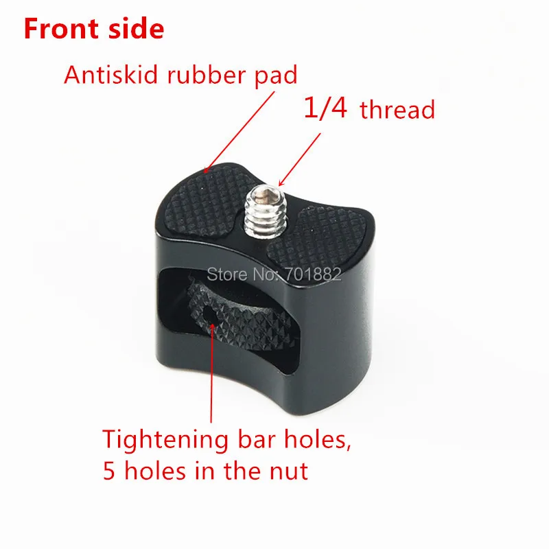Быстроразъемное монтажное основание штекер 1/4 к гнезду или 1/4|mounting screws|tripod mount