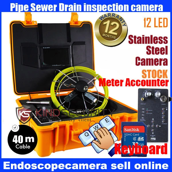 Водонепроницаемый 40 м счетная клавиатура диктофон водостойкая труба