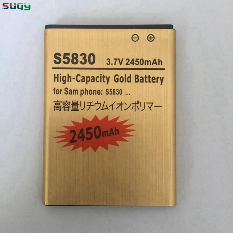 Suqy S5830 аккумуляторная батарея EB494358VU для Samsung Galaxy Ace S5660 S7250D S5670 i569 I579 телефона |
