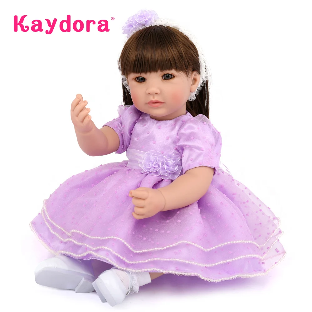 Кукла Reborn bebe boneca 50 см Реалистичная силиконовая кукла lol детский подарок|reborn