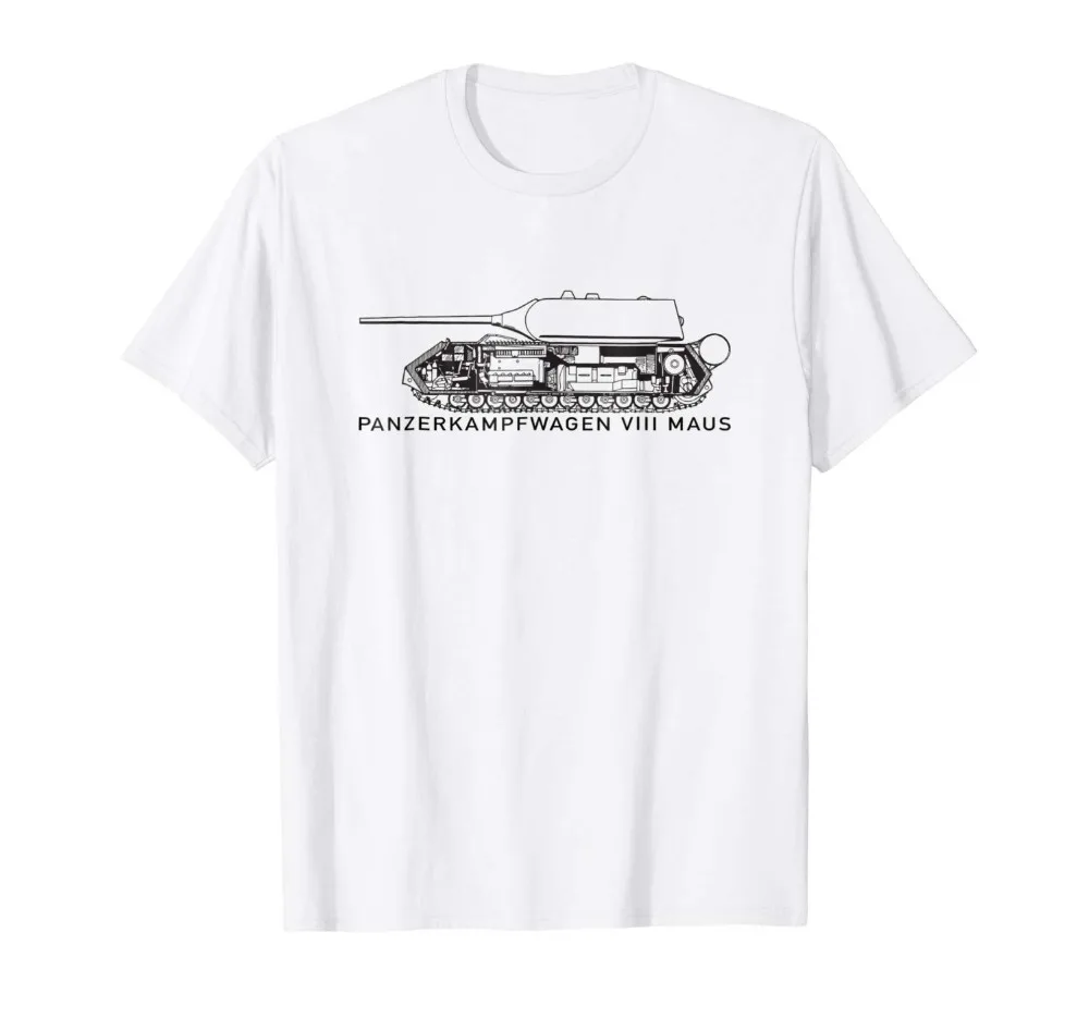 Футболка Panzer Viii Maus немецкая футболка Ww2 подарок новинка 2019 брендовая одежда