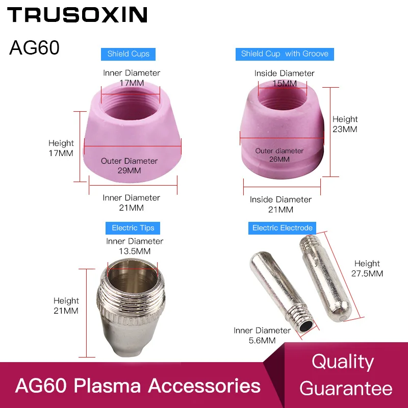 30 шт. Инвертор постоянного тока воздуха Plasma Cutter AG 60 резки фонарь/пистолет голову