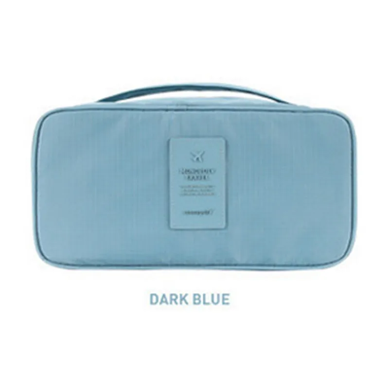 Light blue Бренд SAFEBET, бюстгальтер, нижнее белье для женщин, дорожная сумка, органайзеры, водонепроницаемая сумка для макияжа, туалетные принадлежности, сумка для хранения бюстгальтера, несессеры для путешествий - Цвет: Light blue
