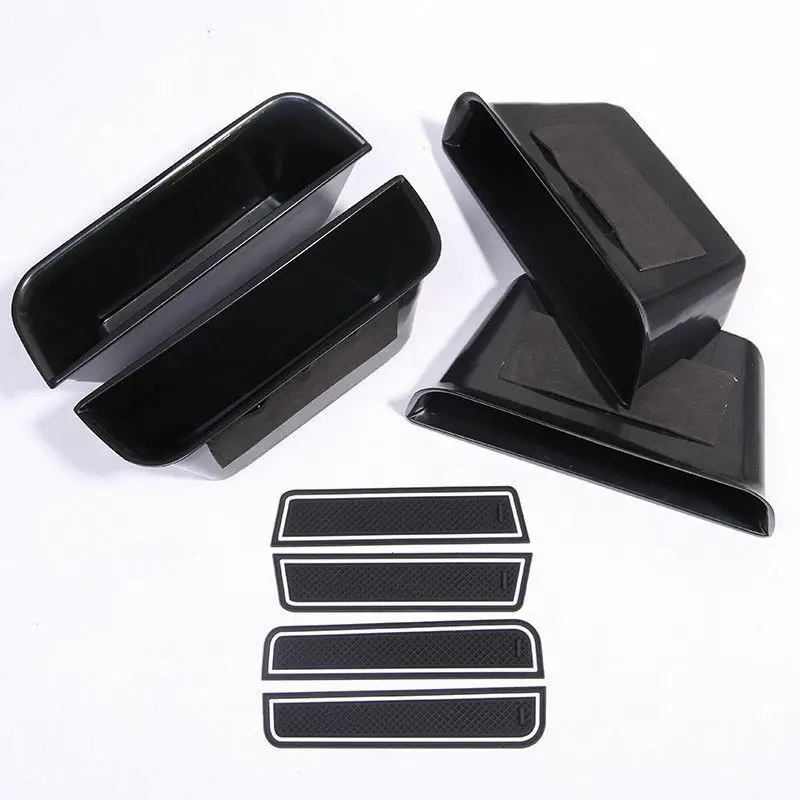 

4 PCS Door Storage Box With Mat For Mercedes Benz ML GL GLS Class W166 2012-2016