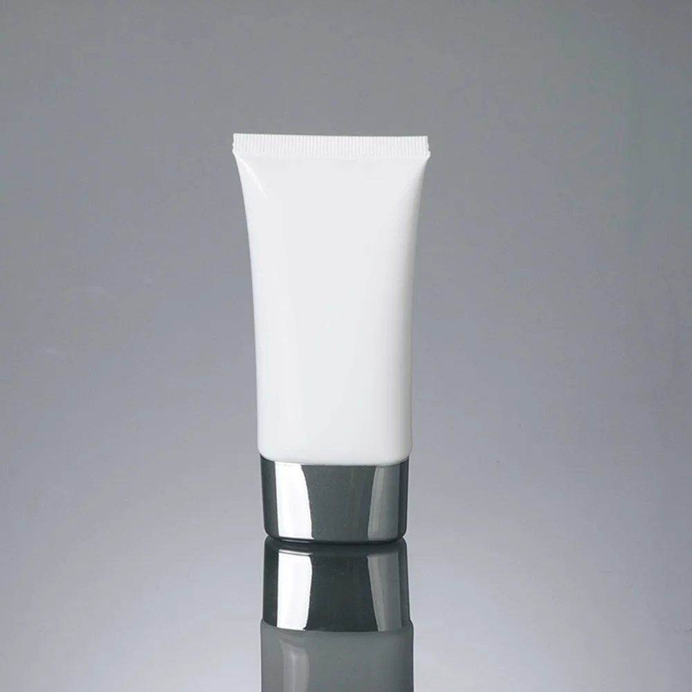 20 шт. пластиковая бутылка мягкие трубки косметическая упаковка белая Фольга