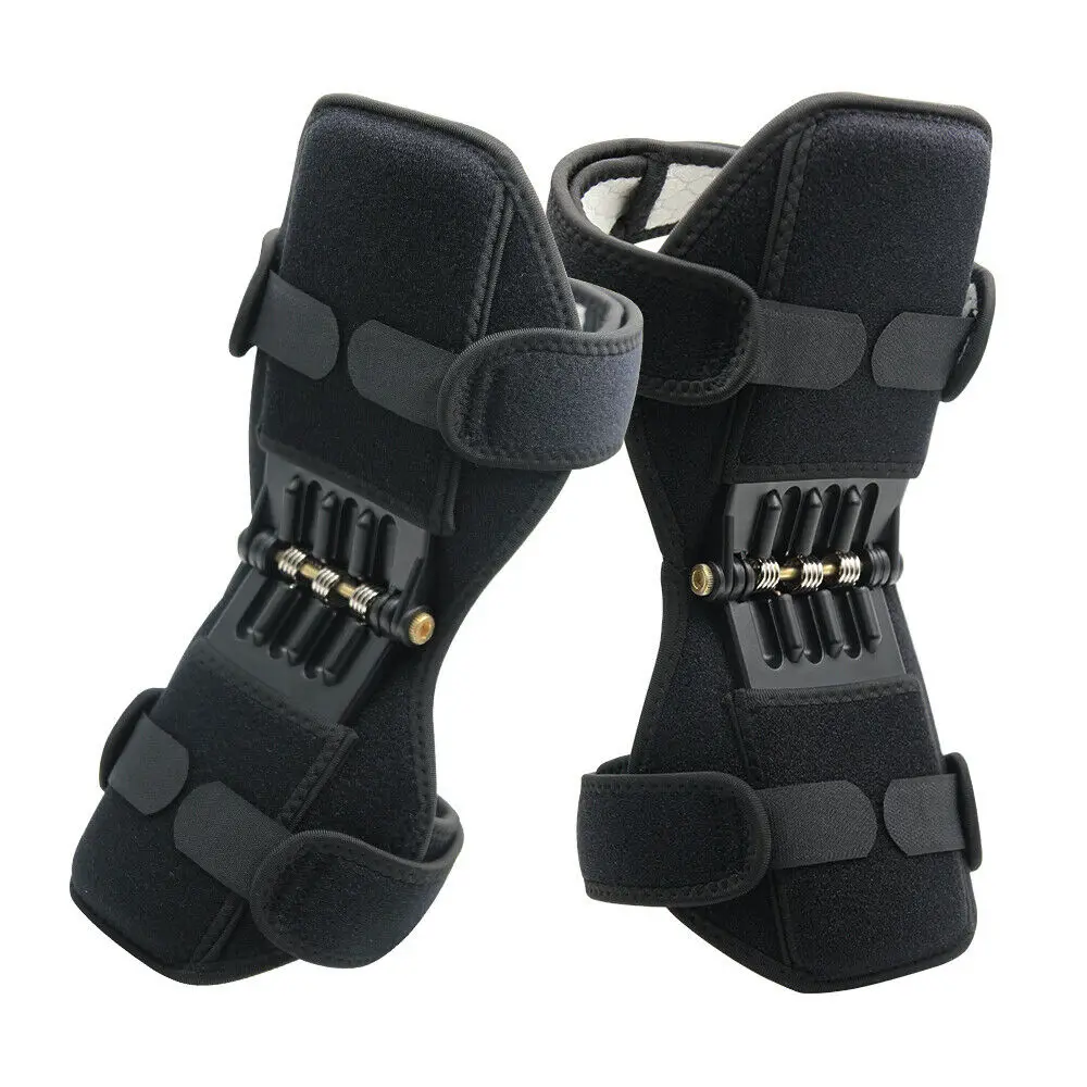 Joint Support Knee Pad Breathable Non-slip Lift Pain Relief For Knee Power Spring Force Stabilizer Knee booster For Sports Elder