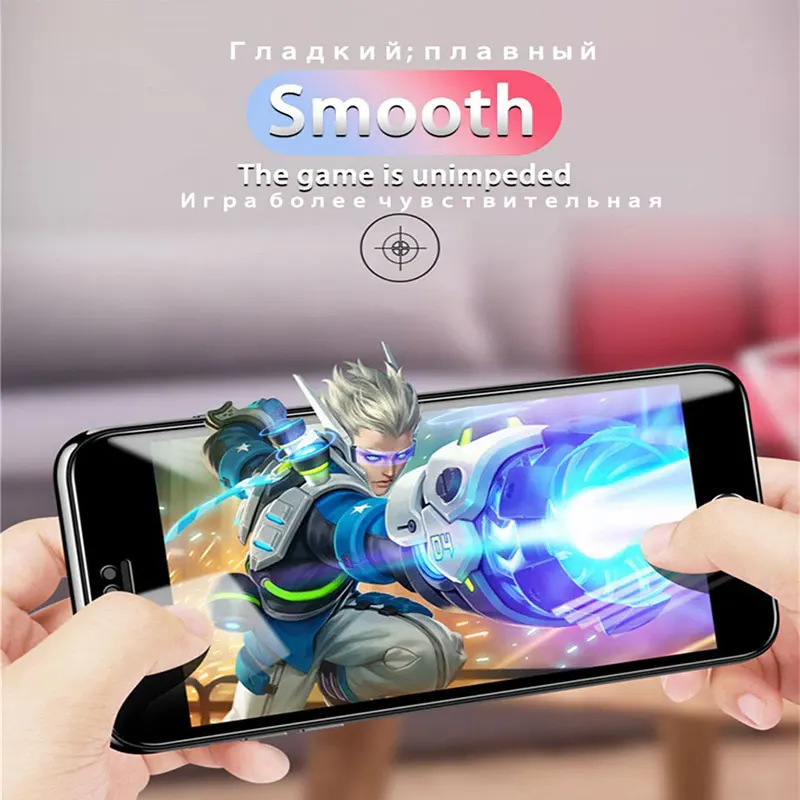 100D изогнутое полное покрытие защитное стекло на iPhone 6 7 8 6s Plus закаленное для 5S SE 5 X