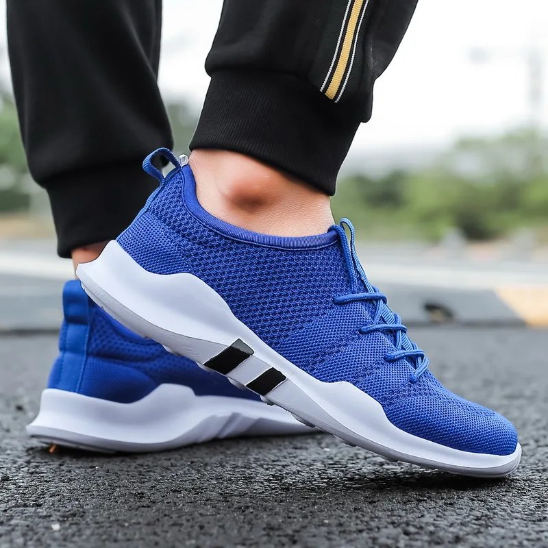 Summer Fashion Mens Casual Shoes Lace-Up Breathable Sneakers Trainers Light shoes male Big size Zapatillas Hombre | Обувь