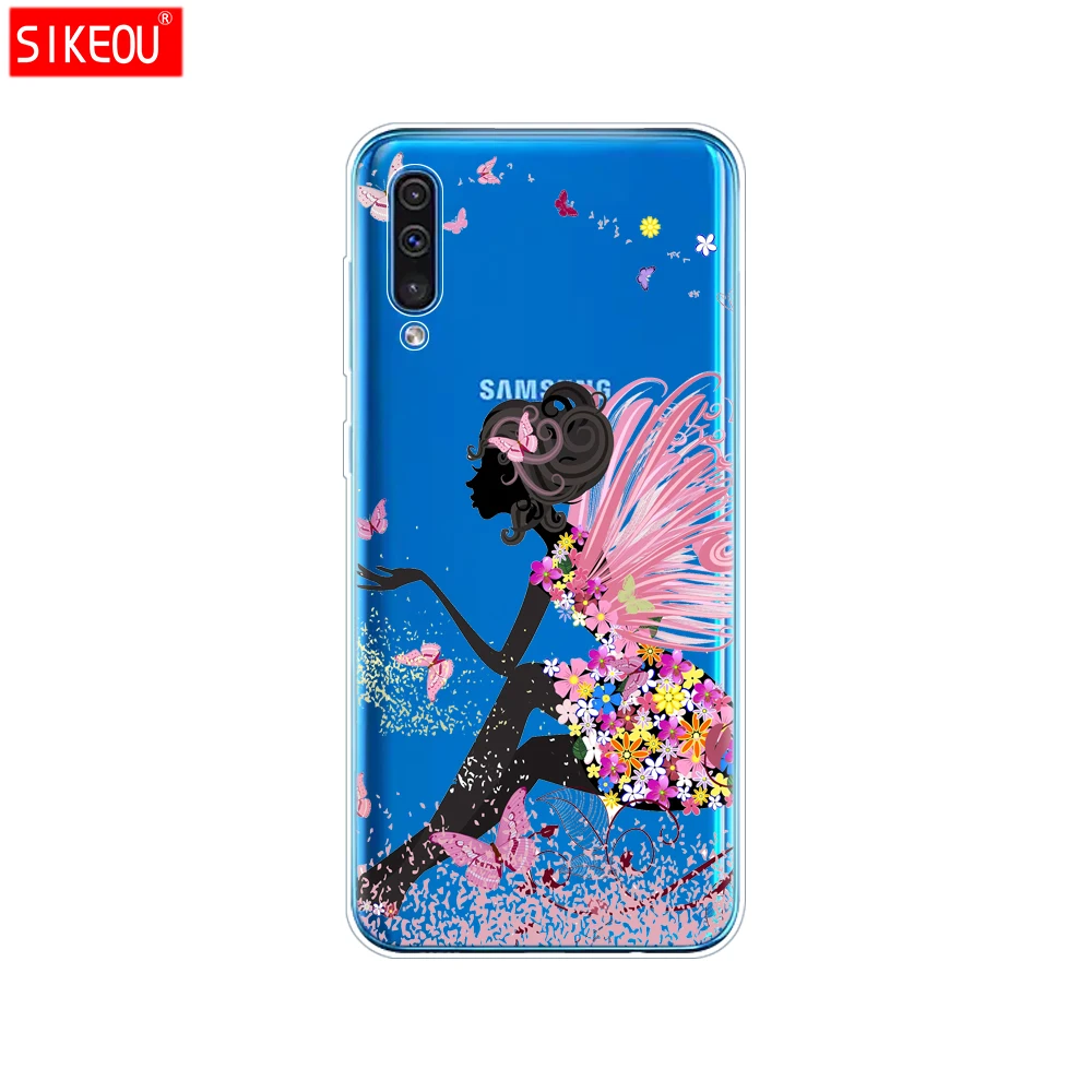 Для samsung Galaxy A50 силиконовый прозрачный Футляр задняя крышка чехол для телефона для samsung A50 A505 A505F SM-A505F мягкий чехол 6,4"