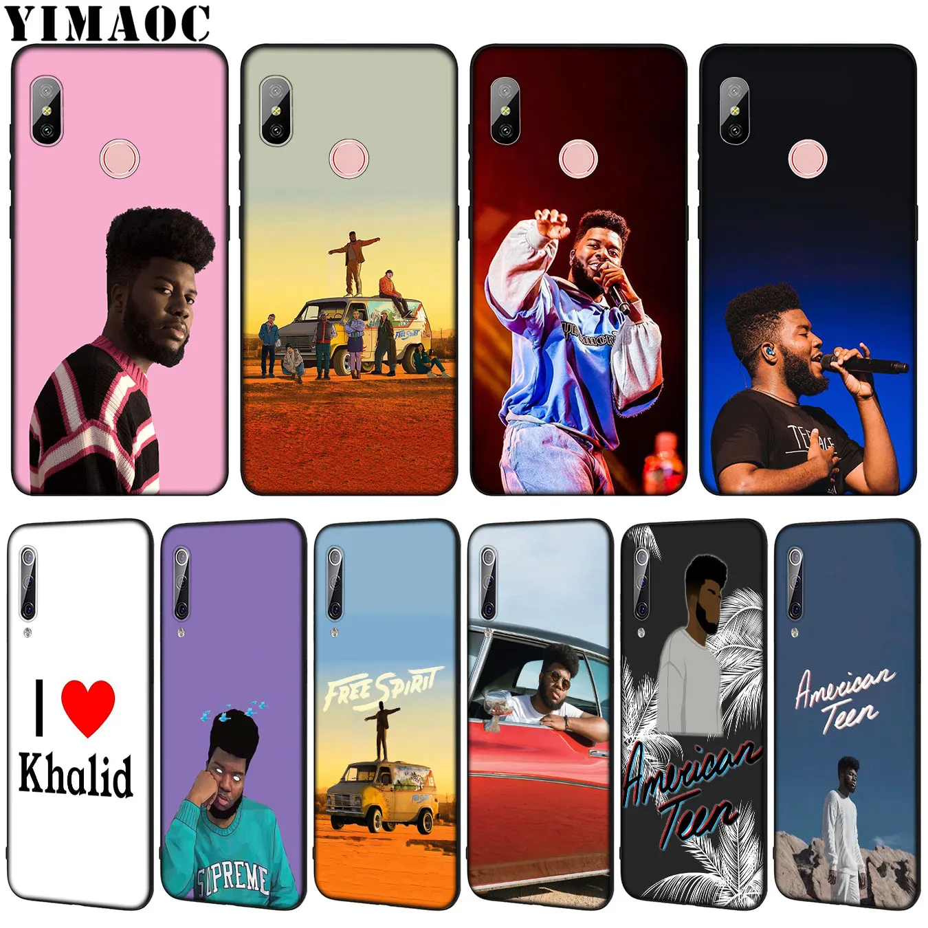 Мягкий силиконовый чехол для телефона YIMAOC Khalid Free Spirit Xiaomi Mi 9 9T CC9 CC9E A3 PRO 8 SE A2 Lite A1 6 6X