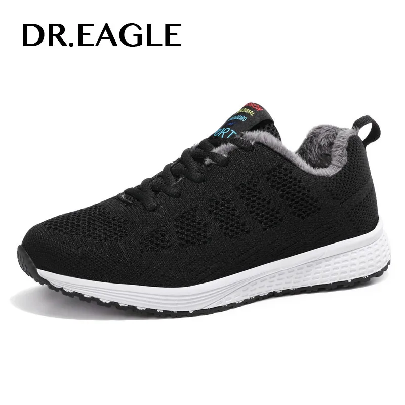 DR.EAGLE/Женская обувь для бега Женские зимние кроссовки Теплая спортивная занятий
