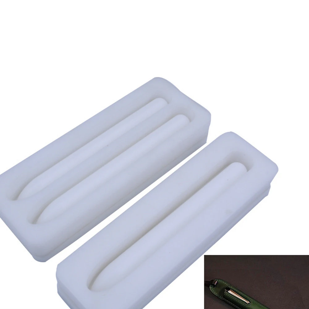 

DIY bullet head pen case leather craft shape modeling bag plastic fixed mould