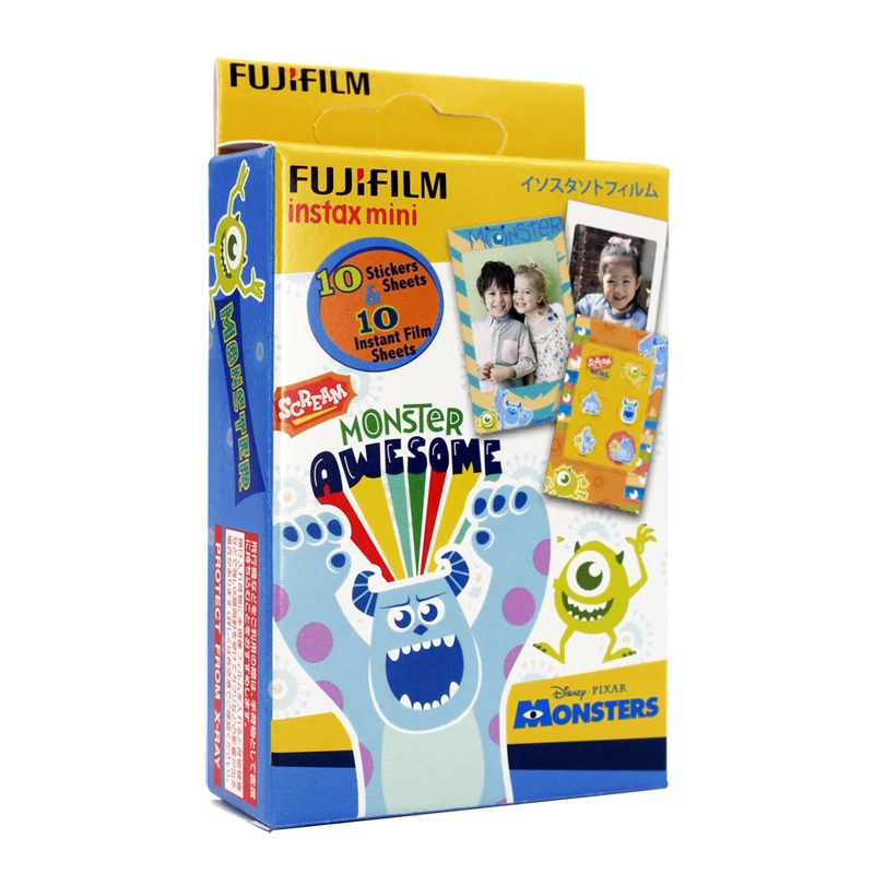 Fujifilm Instax Mini Monsters наклейка мгновенная 10 пленка для Fuji 7s 8 25 50s 70 90 & Share SP 1|instax mini|fujifilm