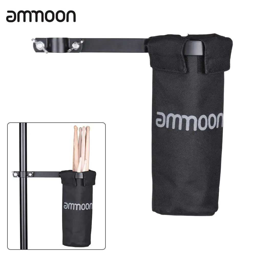 Чехол для барабанных палочек ammoon держатель 600D с зажимом из алюминиевого сплава