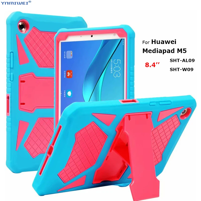 

Противоударный чехол-подставка для Huawei MediaPad M5 8,4, 8,4, SHT-AL09, SHT-W09, силикон