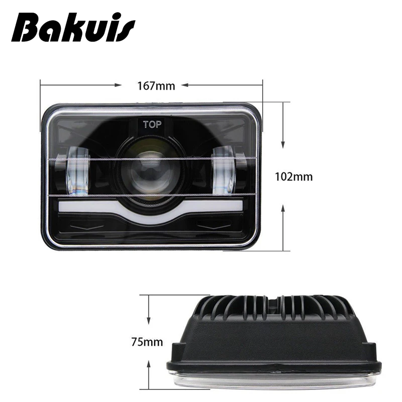 Высокое качество 45 Вт высокой мощности для ближнего и дальнего света 4X6