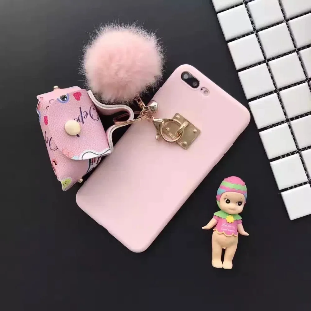 Для iPhone 6 s 7 Плюс Luruxy цвета конфеты монет кошелек кулон мягкие силиконовые телефон