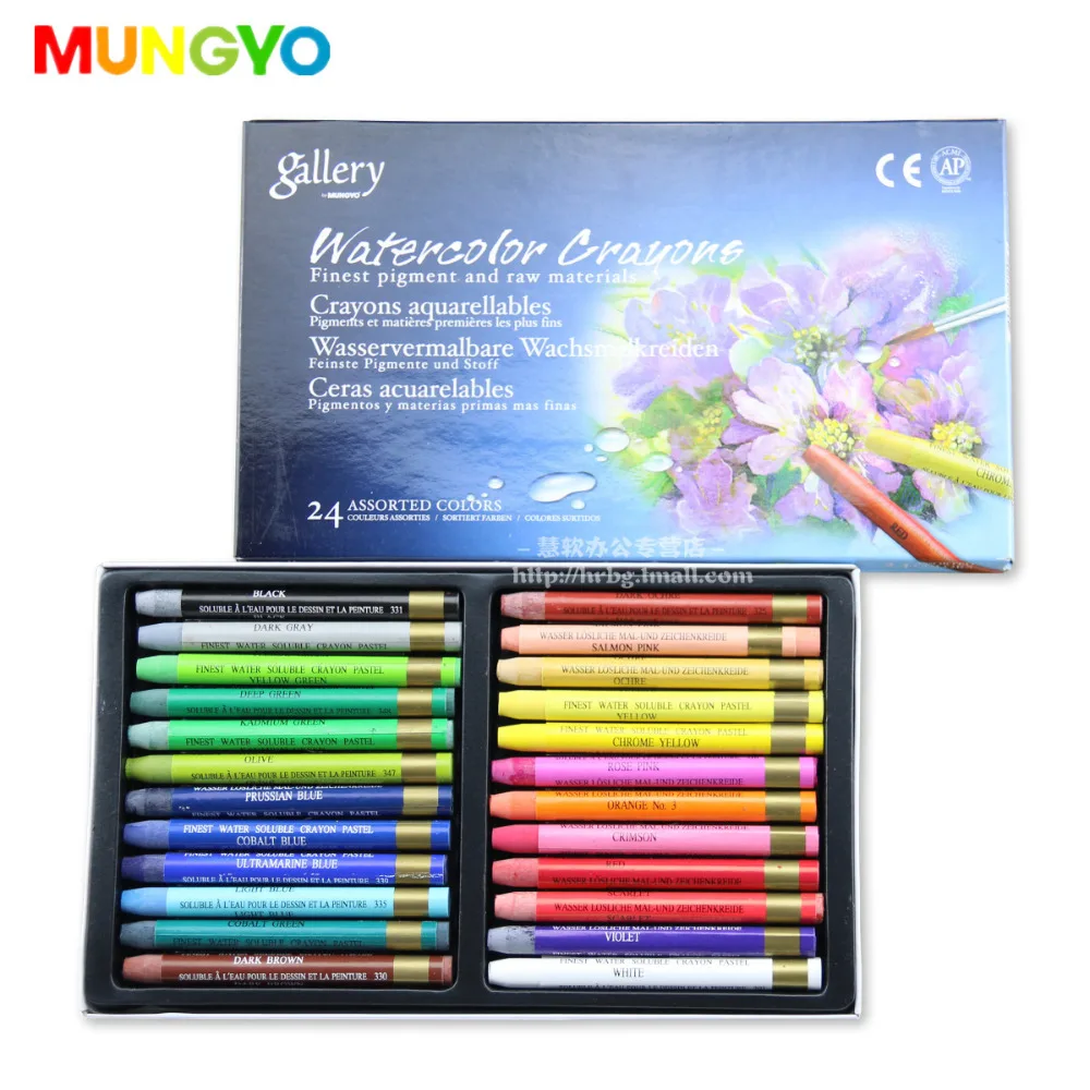 MUNGYO MAC серии ГАЛЕРЕЯ Aquarell цветные карандаши 12/24/36 цвета водорастворимый