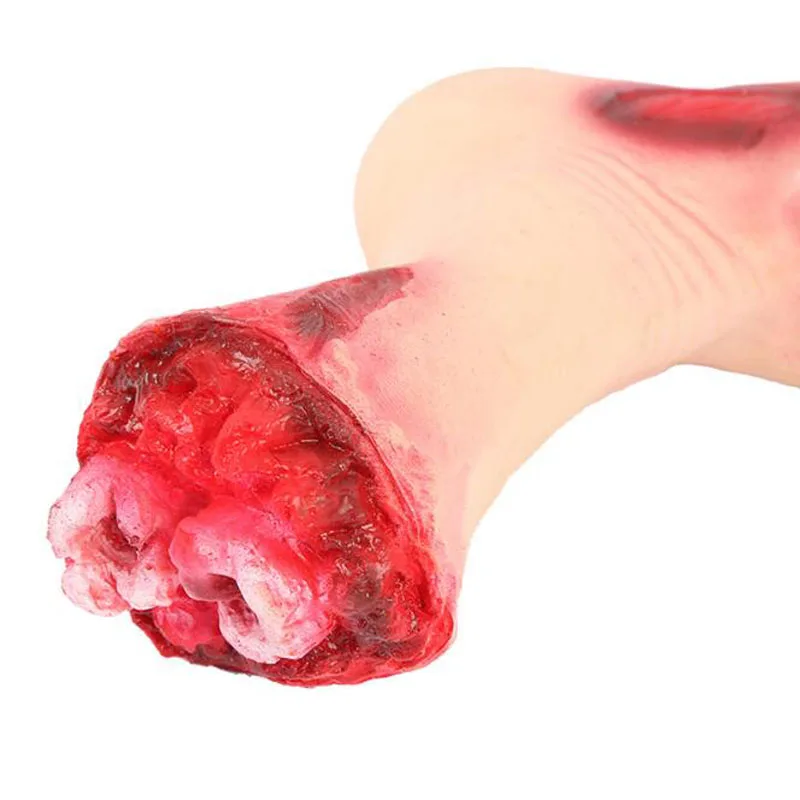 1 шт./лот Хэллоуин реквизит ужасная голова сканер пальцы ноги кровавый Латекс