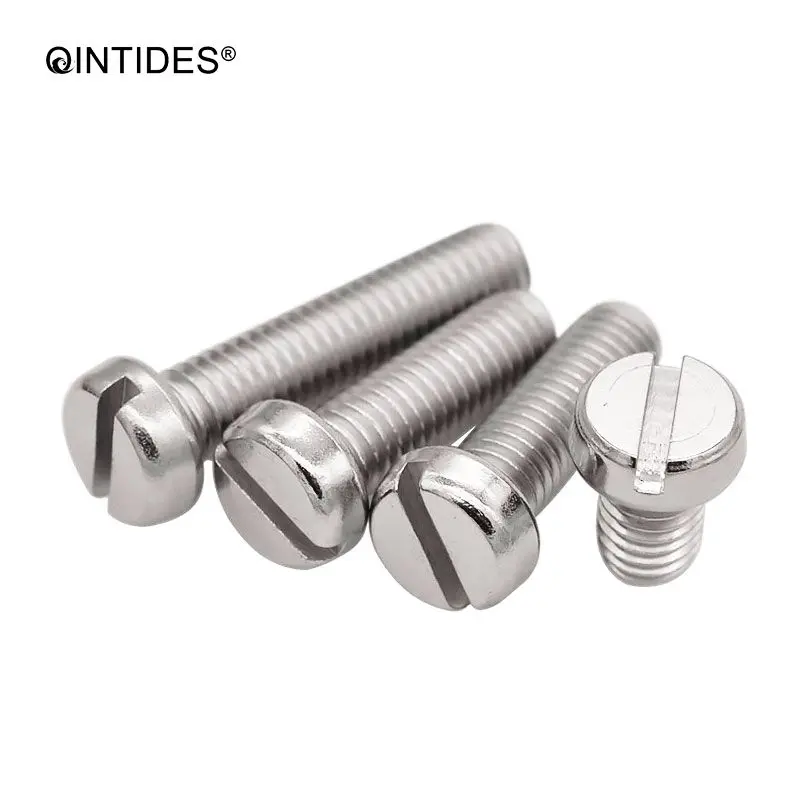 Винты QINTIDES M1.6 M2 M2.5 M3 с шлицевой головкой шурупы из нержавеющей стали 304|Винты| |