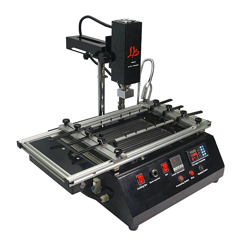 LY M780 Hot Air BGA Rework Station Soldering Machine with Reballing Kit 5pcs Nozzles ESD Tweezers Desoldering Wire | Инструменты