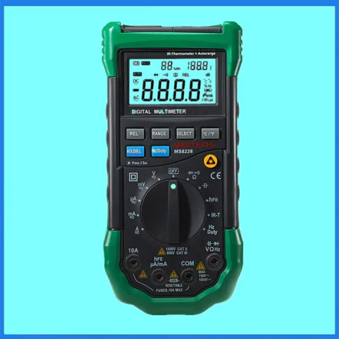 Цифровой Мультиметр MASTECH MS8228 с автоматическим диапазоном 4000 отсчетов